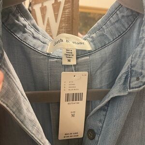 Cloth & Stone Women's Light Blue shirt